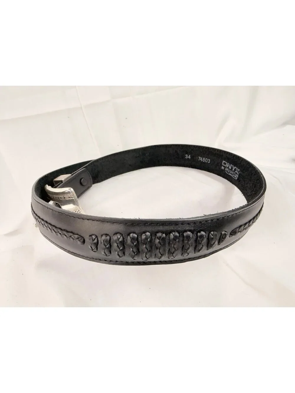 BRIGHTON ONYXTAPER BELT girls about 38” long total